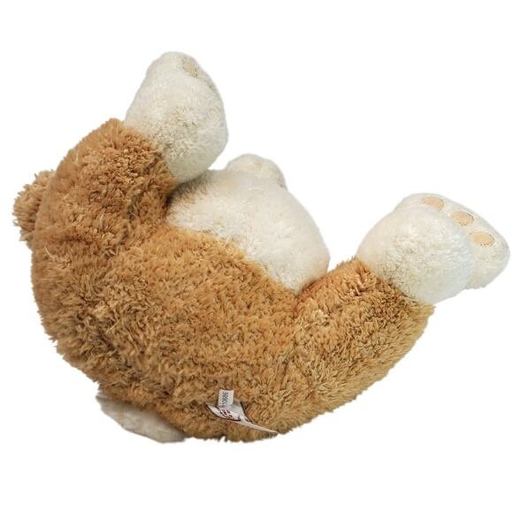 Vtg Gund Just Abunny Stuffed Rabbit Animal 12" Tan Animalcore Large Plush - Picture 6 of 9